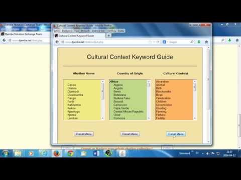 Djembe Notation Exchange Team - Cultural Context Keyword Guide