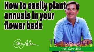 How to plant annuals easily in your beds