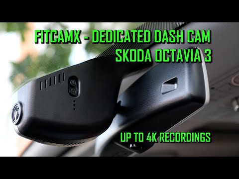 Dedicated DASH CAM Skoda Octavia 3 FITCAMX - how to install and review