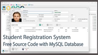 Student Registration System | Free Source Code with MySQL