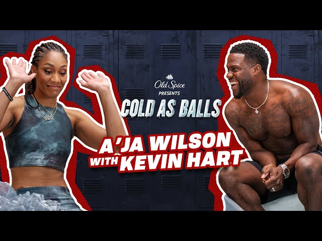 Kevin Hart vs A'ja Wilson In The First Ever Cold Tub Karaoke Battle | Cold as Balls | Laugh Out Loud class=