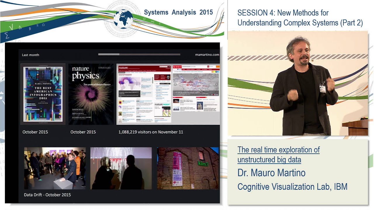 Session 4. Mauro Martino: The real time exploration of unstructured big data