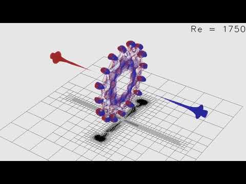 Head-on vortex ring collision