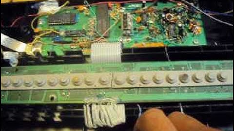 Circuit Bent keyboard - Contact 12 Rewired