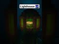 Minecraft: Aesthetic Lighthouse at Night #shorts