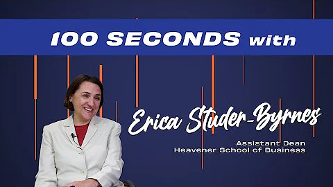 100 Seconds with Assistant Dean Erica Studer-Byrnes