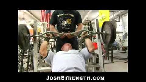 Branch Warren, TBAR Incline Bench Presses with Voice Over