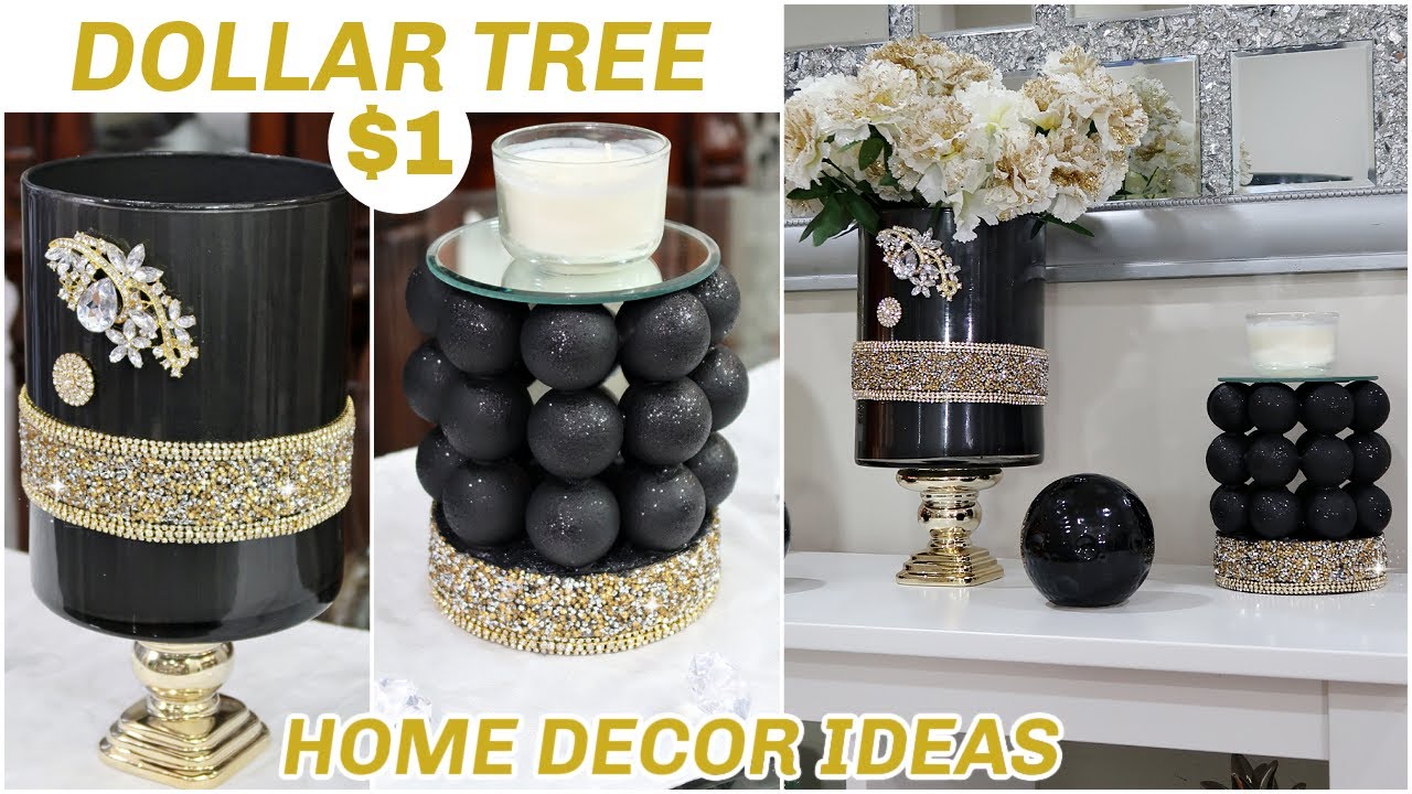 $1 CHANEL DOLLAR TREE 4 DIY HACKS ROOM DECOR 