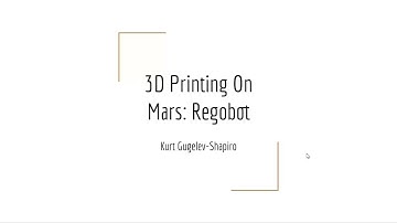 3D Printing on Mars! KSP Full Mission Simulation and Panel Presentation
