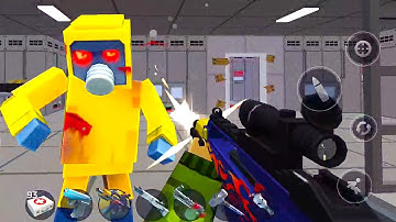 Pixel Combat Zombie Strike - SteelFury Weapon Skin Full Unlocked - Android iOS Gameplay Part 106