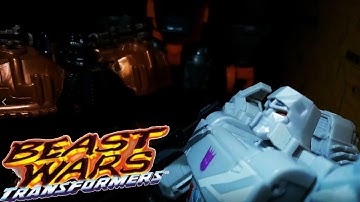 Megatron meets G1 Megatron Beast Wars Stop motion