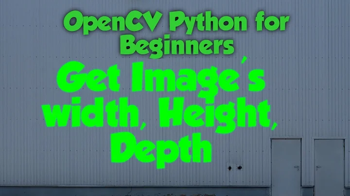 OpenCV Python Tutorial | Get image Width Height and Depth | Read Image Dimensions