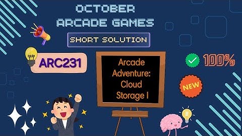 Arcade Adventure: Cloud Storage I #ARC231 #gcp #arcade #qwiklabs #googlecloud Shortsolution 2024 ☁️🚀