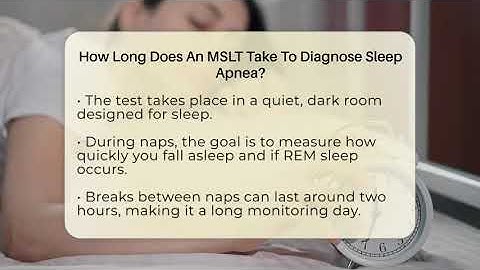 How Long Does An MSLT Take To Diagnose Sleep Apnea? - Sleep Apnea Support Network