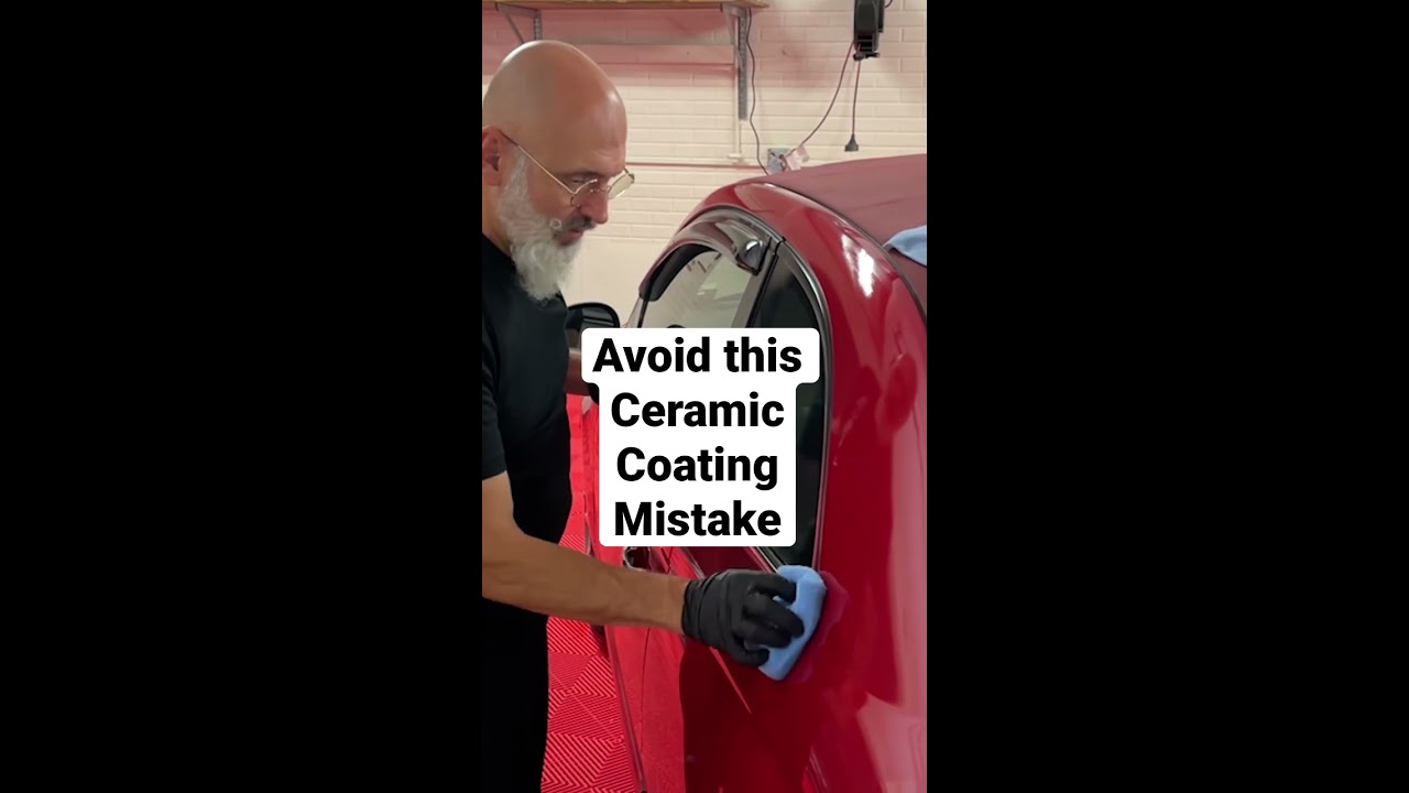 Don T Do This When Applying A Ceramic Coating
