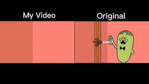 Comparison to "the mr men show theme song but everyone is completely gone" to Original theme song