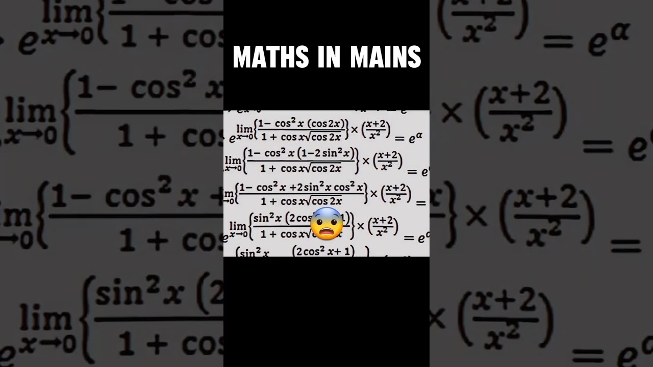 Jee Advanced Maths L Iit Shorts