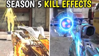 All Season 5 Kill Effects Codm
