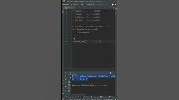 Cómo funcionan los *args en python