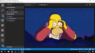 Firebase Storage with Python including Flask API