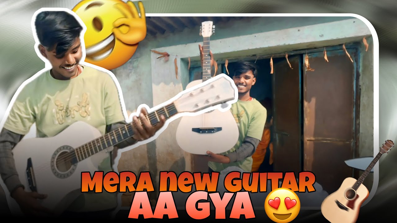 Mera new guitar aa gya 😍