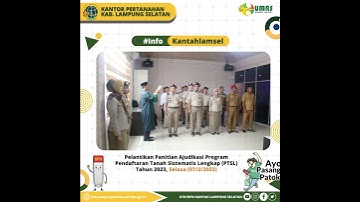 Pelantikan Panitia AJudikasi PTSL 2023