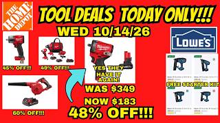 Milwaukee Stubby Deal Is Back! These Home Depot & Lowes Tool Deals End Today!