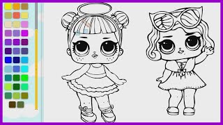 LOL DOLLS SURPRISE Coloring for Kids, Childrens and Babies
