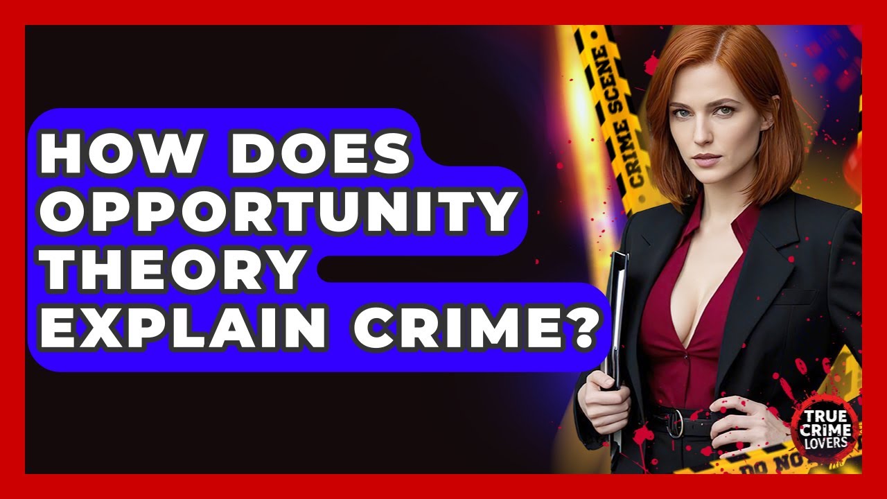 How Does Opportunity Theory Explain Crime? - True Crime Lovers