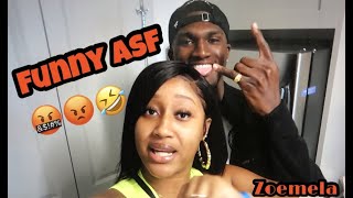 WE GOT INTO A HEATED ARGUMENT IN FRONT OF COMPANY PRANK (must watch)