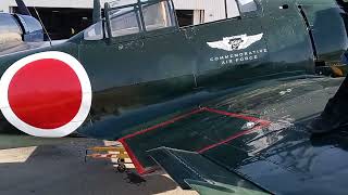 A6M Zero refueling & walkaround