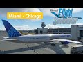 MSFS 2020 | Boeing B78X | Miami - Chicago | Vatsim FNO