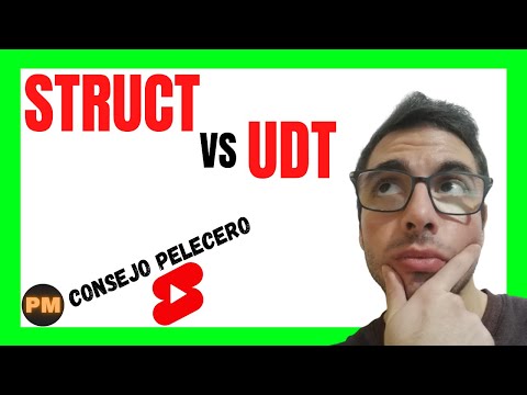 DIFERENCIA entre STRUCT y  UDT o TIPO de DATO PLC (Step 7 / TIA Portal)? #consejopelecero