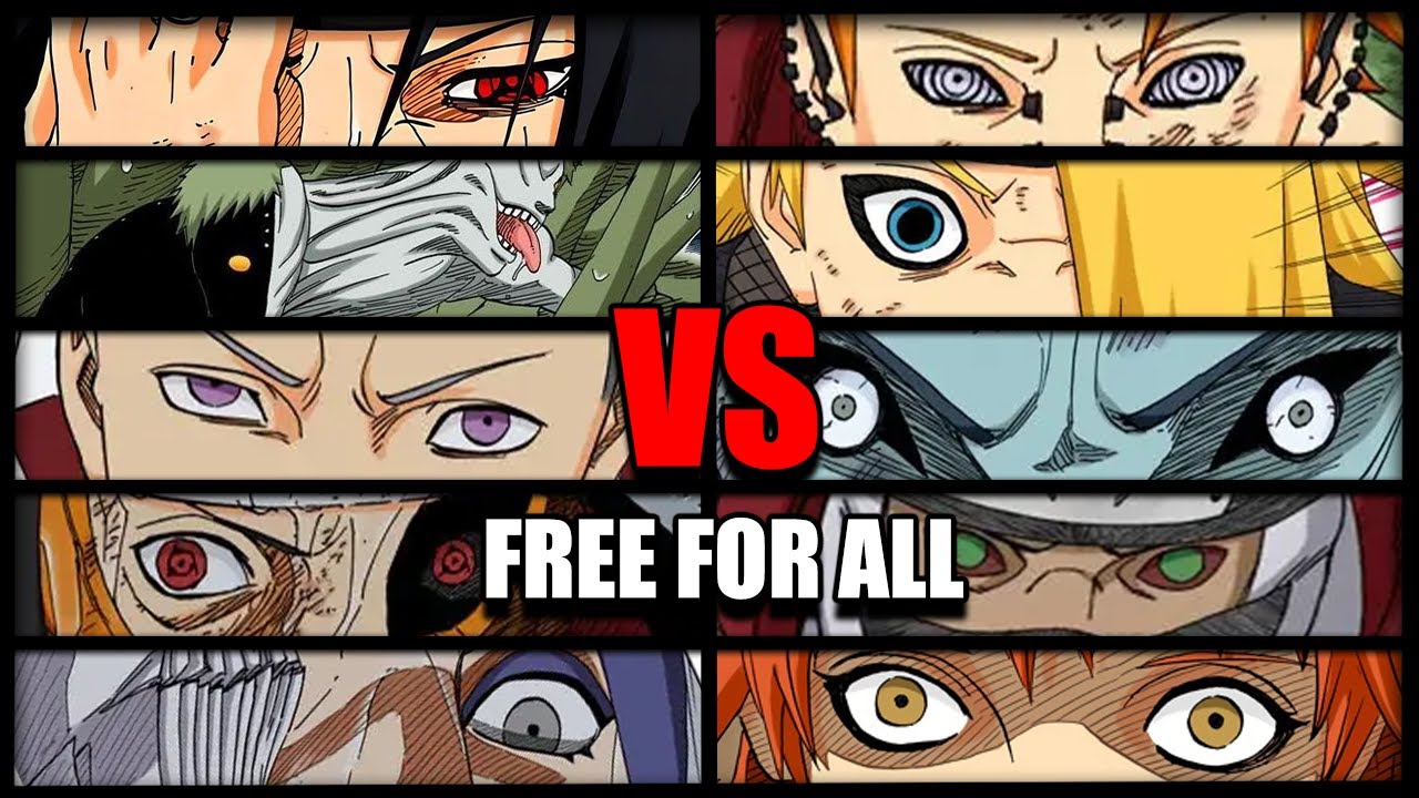 Who would Win an Akatsuki Free For All? Feat 