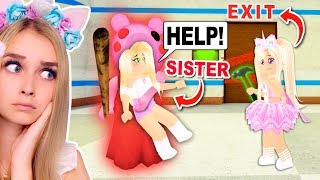 Piggy CAPTURED My SISTER So I Had To LEAVE HER Behind.. (Roblox)