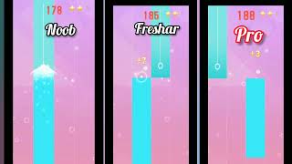 piano white go, game review . noob 🆚 freshar 🆚 pro. @yfgandroid2379 . @gaming . 🙏🙏🙏. screenshot 1
