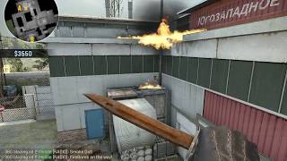 Molotov for the Shroud boost on de_cache (from vents)