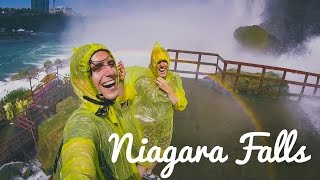 STANDING UNDER NIAGARA FALLS! - Travel Vlog