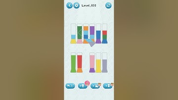 water sort puzzle game level 830 Numpuz android ios games funny gaming all level mobile game