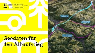 Geodaten im Einsatz - der A8 Albaufstieg