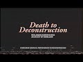 Death to deconstruction by joshua s porter  book trailer