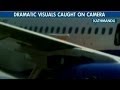 Indigo flight catches fire Kathmandu