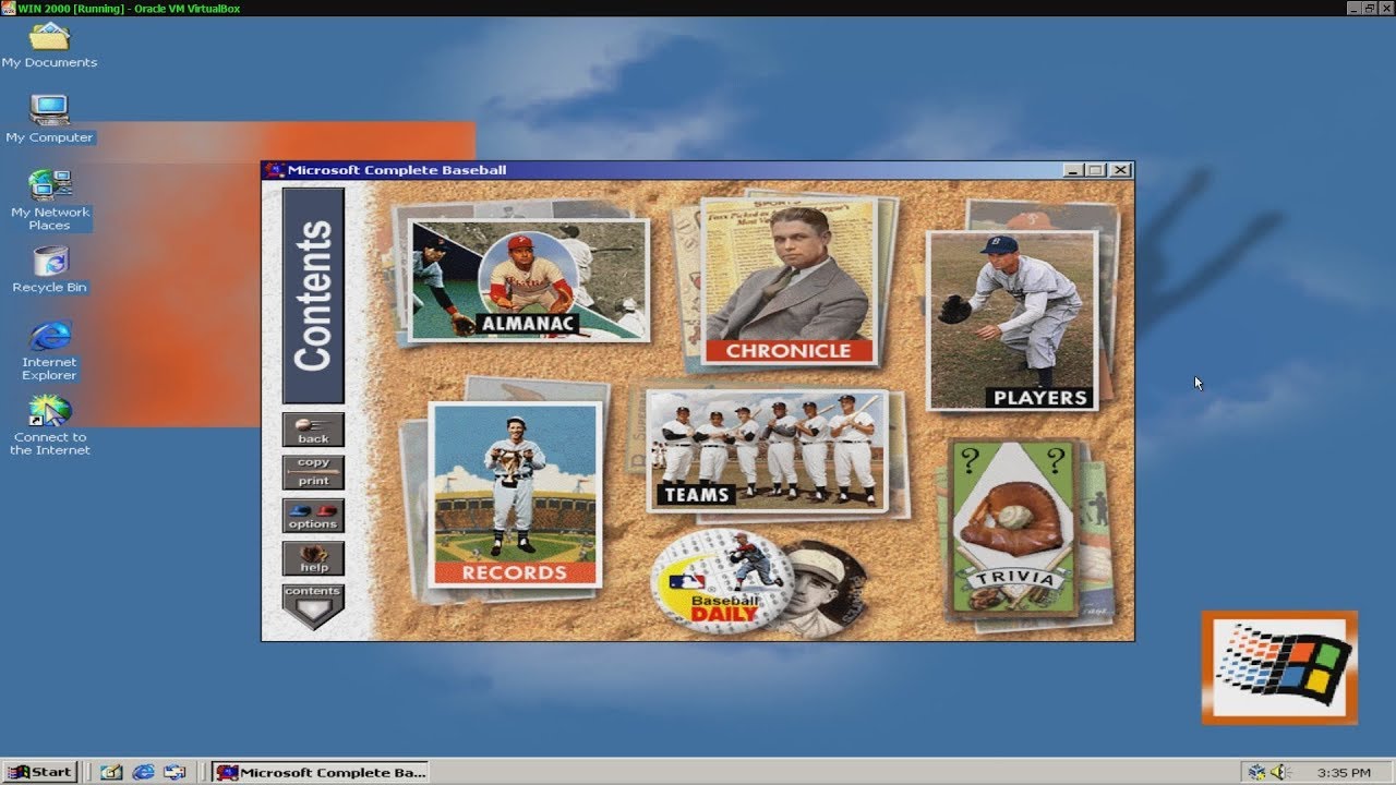 microsoft baseball