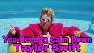 “You Need to Calm Down” but every other beat is swapped