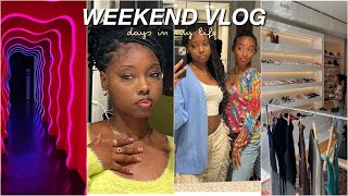 WEEKEND VLOG | road-trip, shopping, trying new foods, museum date, and more!!