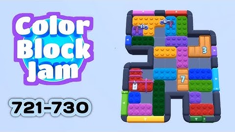 Color Block Jam Level 721-730 | No Commentary, No Music | Android Gameplay
