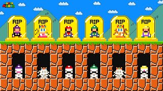 Mario R.I.P All Tiny Mario,Luigi and Peach...Don't Leave Me Alone? | Game Animation