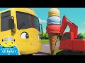 WOW! Digger Builds a Wobbly Ice Cream For Buster | Go Buster! | Bus Cartoons for Kids | Funny Videos