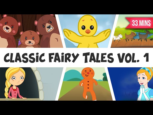 Fairy Tales Compilation | Three Billy Goats Gruff | Rapunzel | Gingerbreadman | and Lots More class=