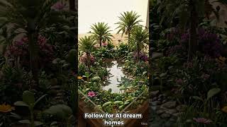 Desert Transforms Into Thriving Oasis | Miniature Timelapse Art #interiordesign #aihome #diy
